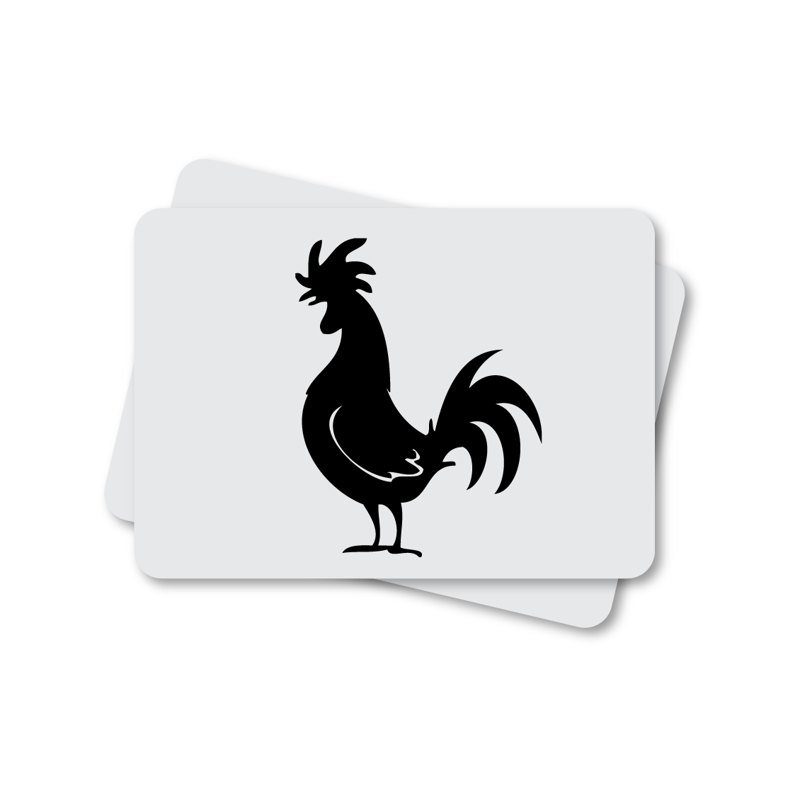 A custom rectangle sticker of Sticker Farmer Logo Icon