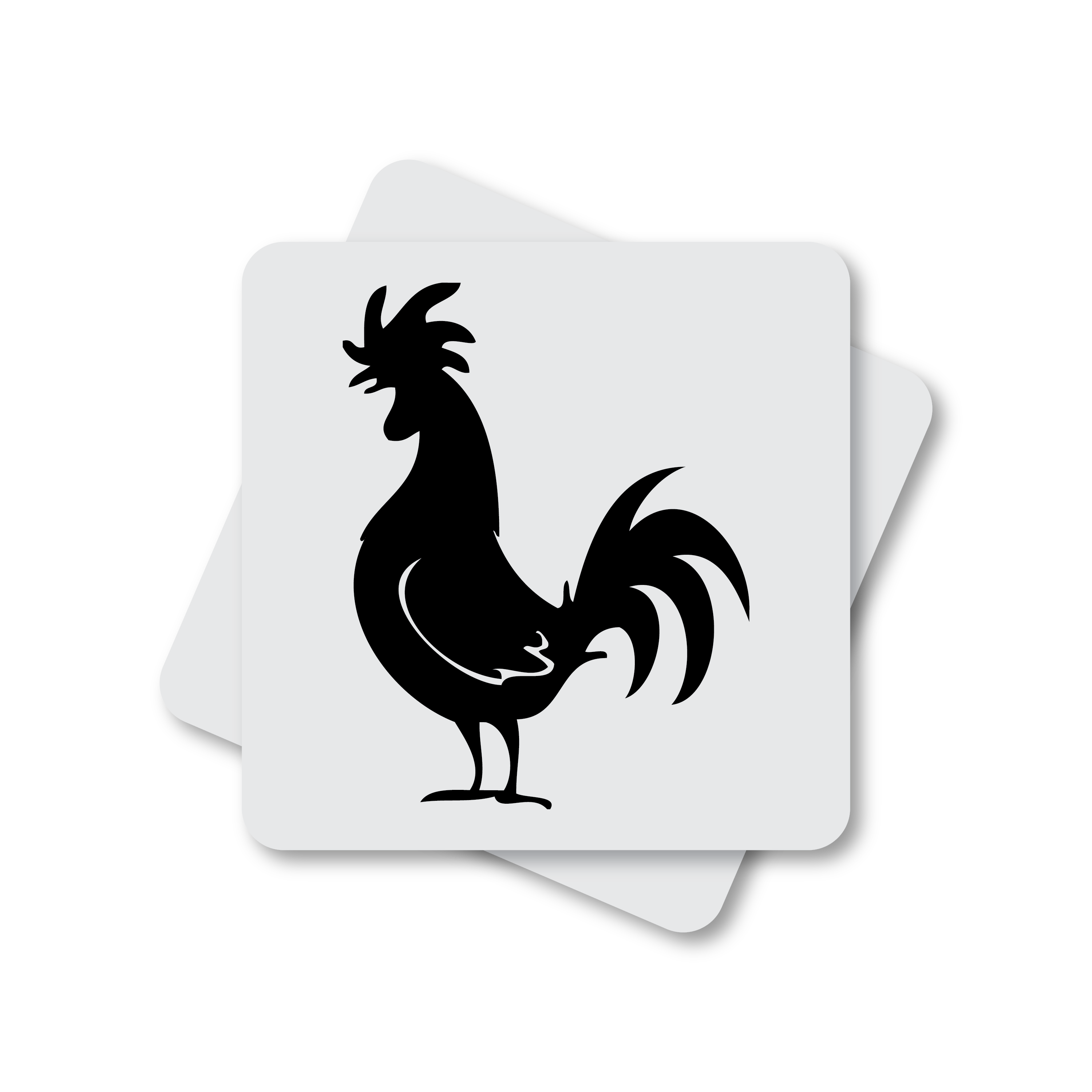 A square sticker with Sticker Farmer Logo Icon.