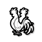 Custom clear sticker product from Sticker Farmer