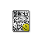 The "EIGHTH STICKER BAG" from the brand Sticker Farmer, a playful and stylish design. The bag is made from high-quality, food-grade safe mylar, ensuring contents are protected from moisture, gas, and odors.
