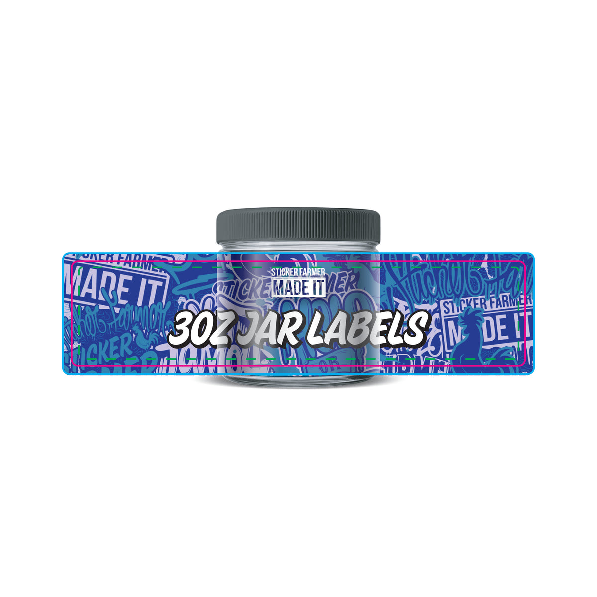 3oz Jar Labels – Sticker Farmer