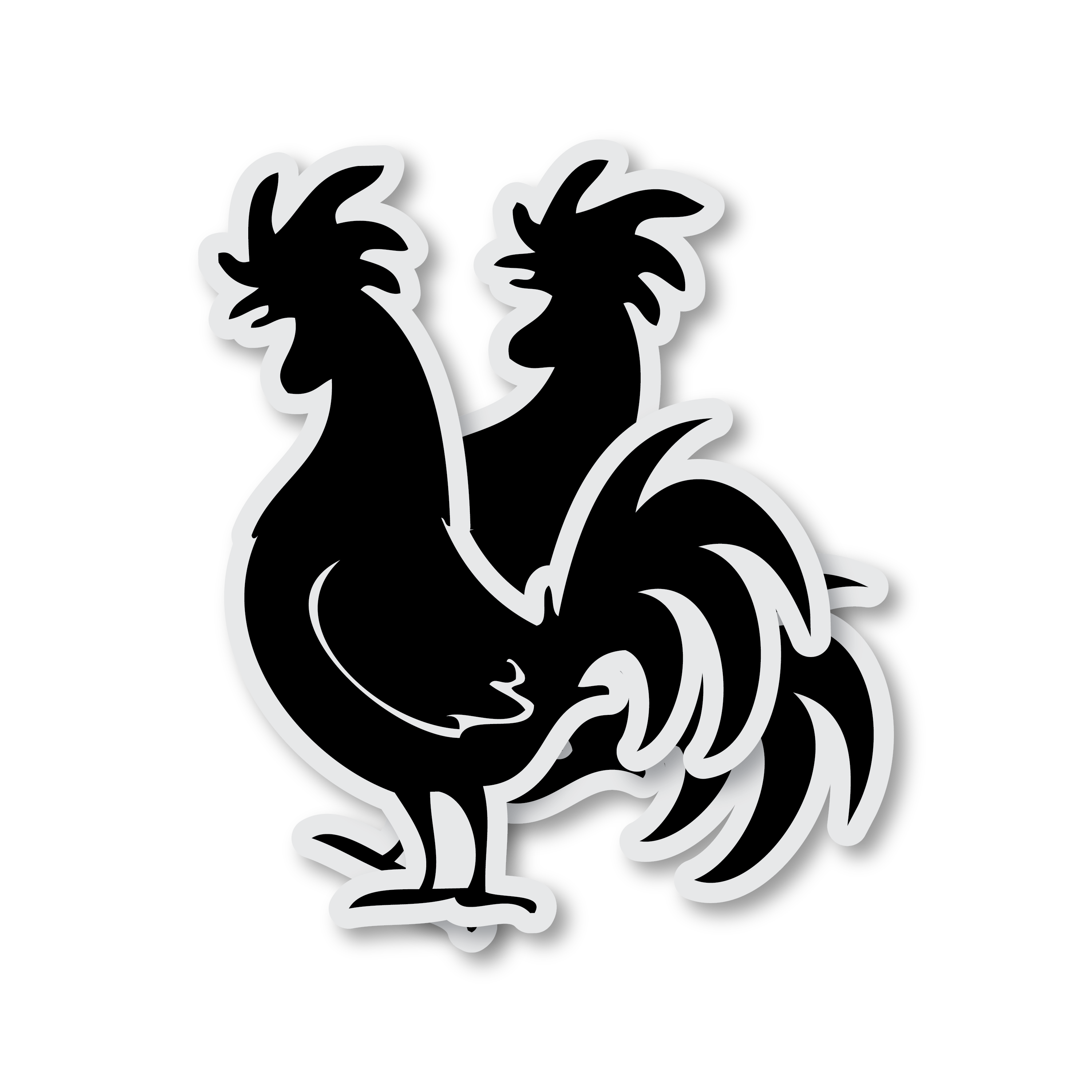 Custom die-cut vinyl sticker of Sticker Farmer Logo Icon