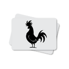 A custom rectangle sticker of Sticker Farmer Logo Icon