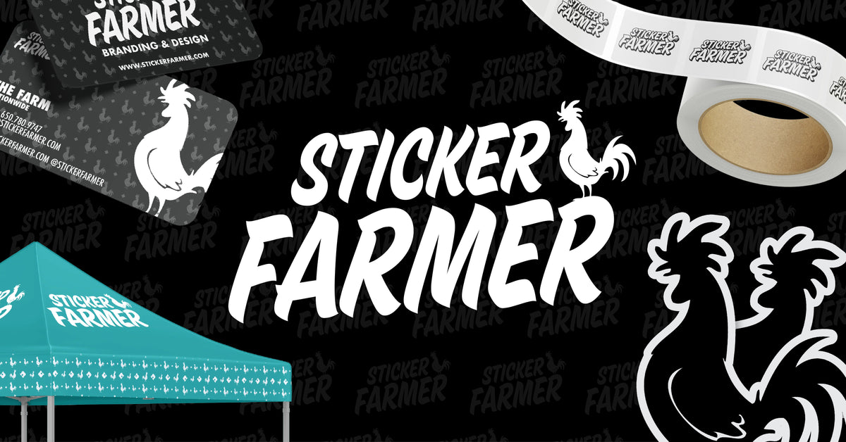 Custom Stickers, Packaging, Labels, Signs & More – Sticker Farmer
