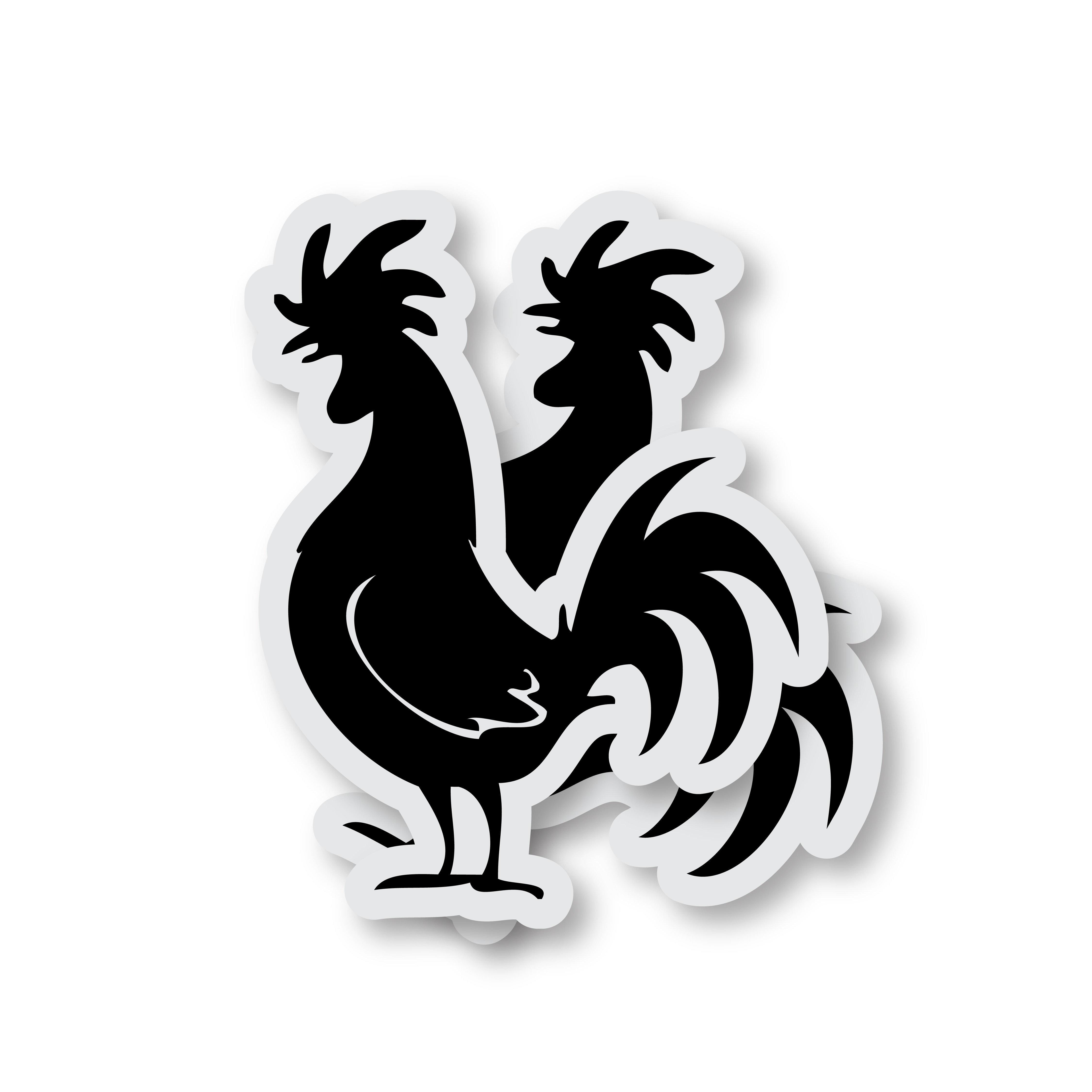 Custom die cut sticker product from Sticker Farmer