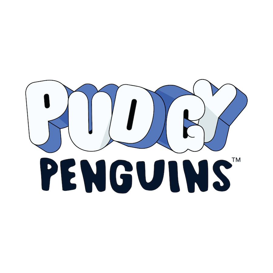 Logo of Pudgy Penguins with a white background